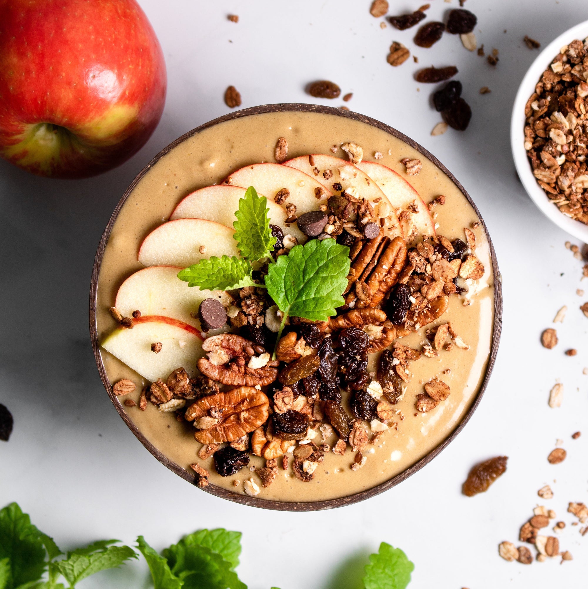 Apple & Salted Caramel Smoothie Bowl - Good Protein