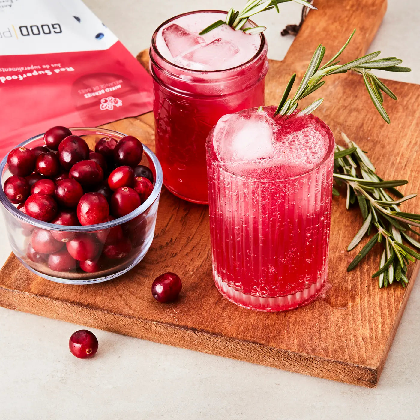 Cranberry Red Mocktail - Good Protein