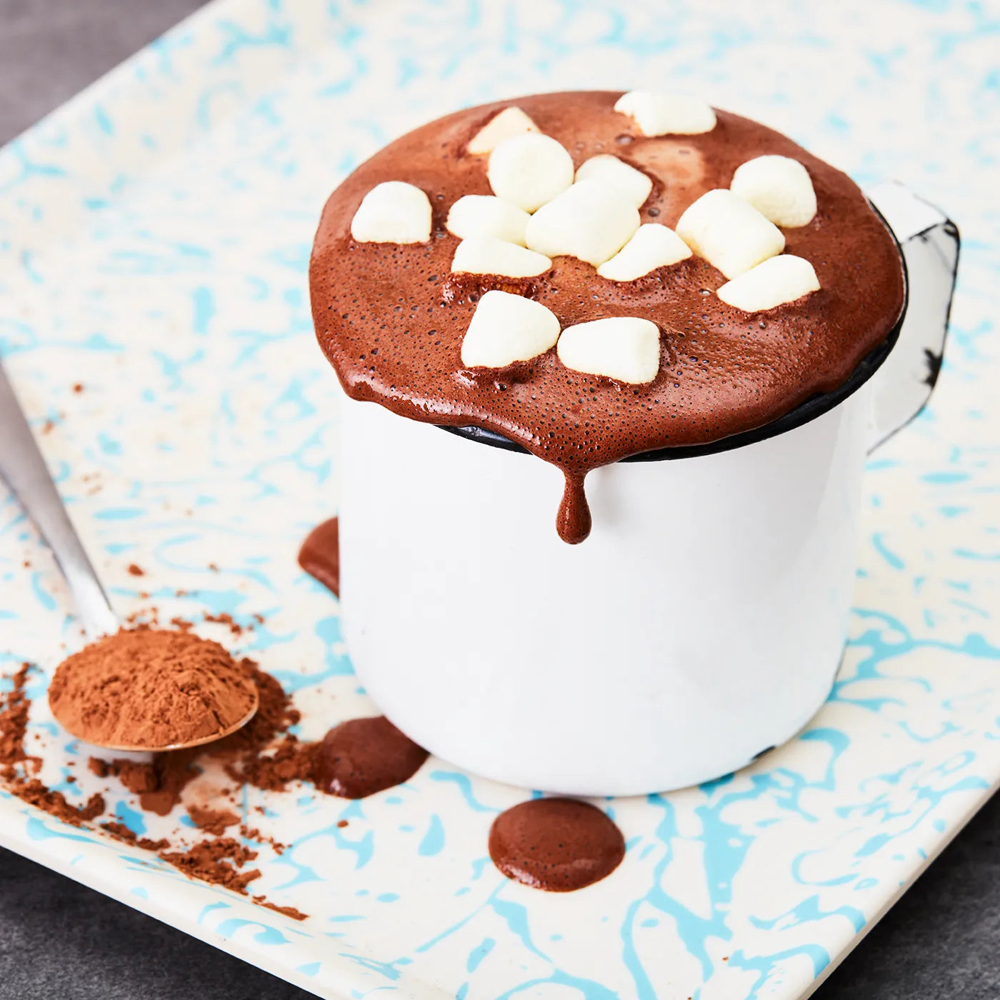 Chocolat chaud cappuccino & caramel salé