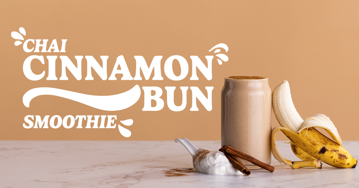 Chai Cinnamon Bun Smoothie