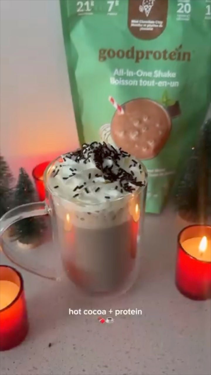 Chocolat chaud protéiné