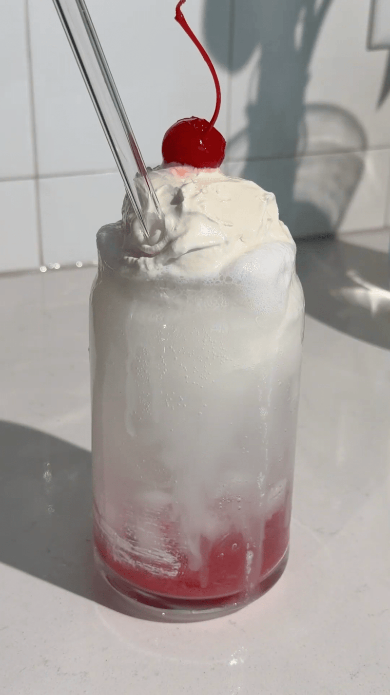 Protein Shirley Temple Float