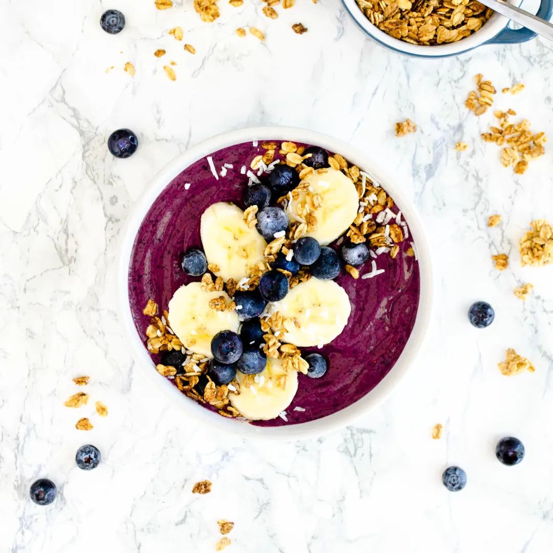 Blueberry & Acai Berry Smoothie Bowl - Good Protein