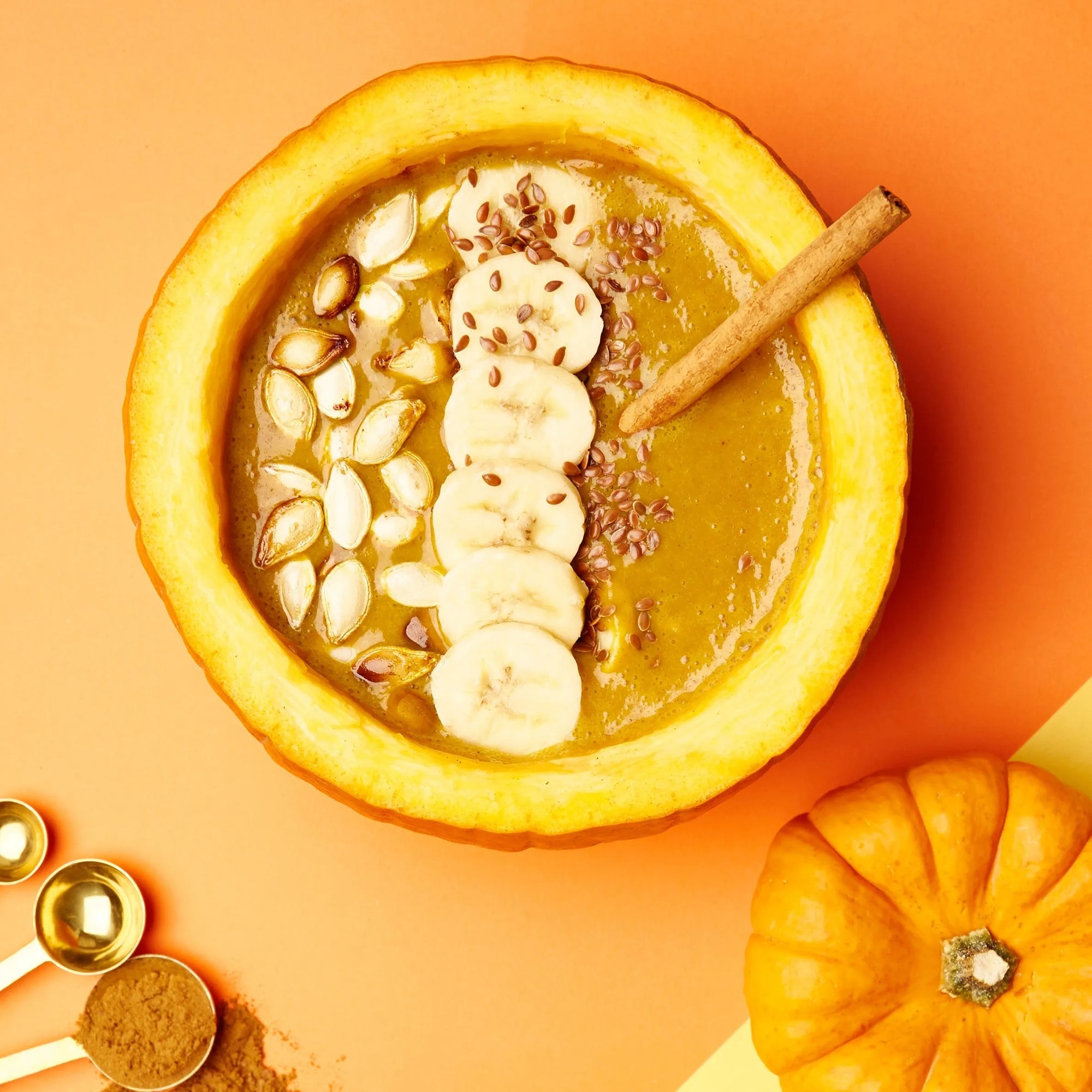 Pumpkin Chai Spice Smoothie Bowl - Good Protein