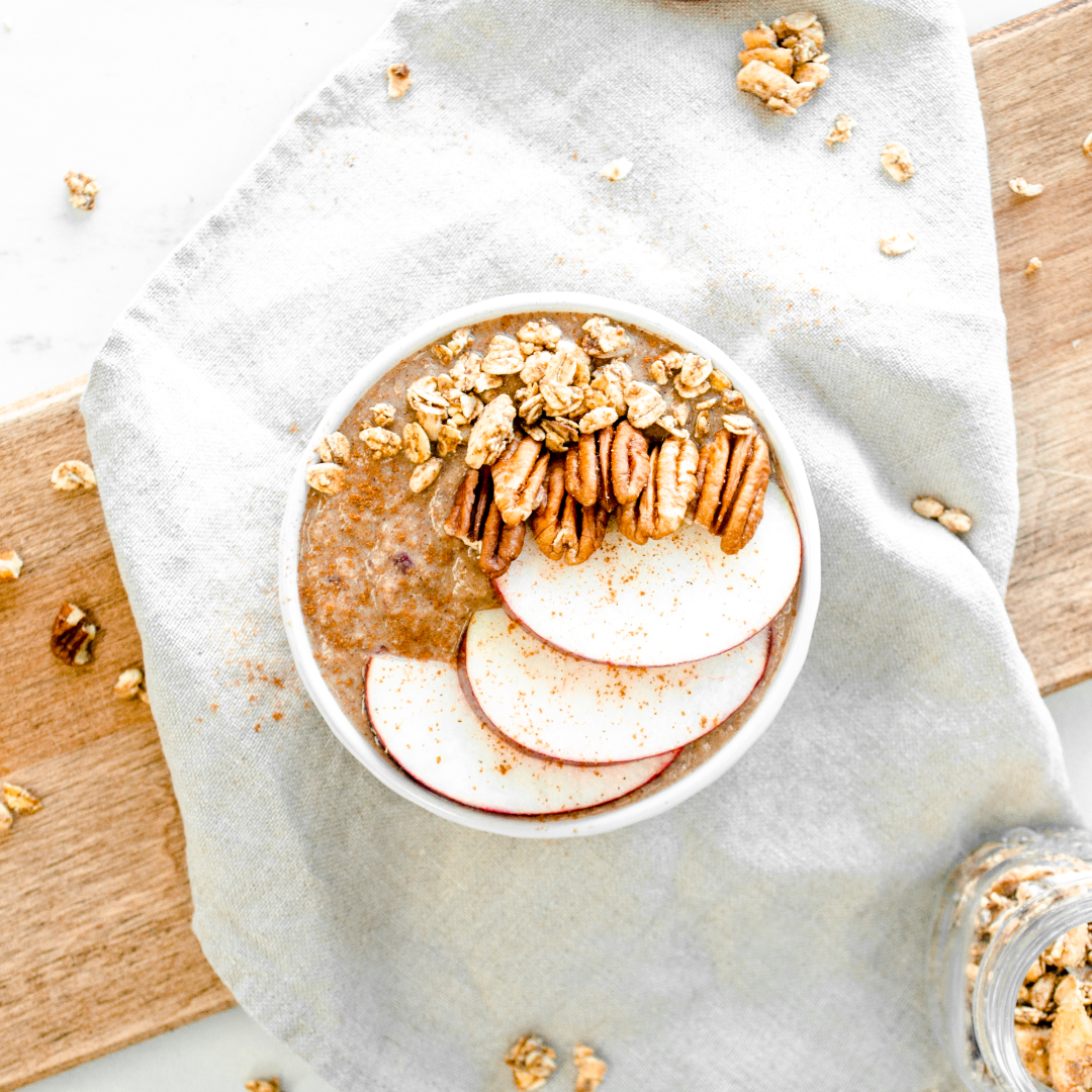Salted Caramel Apple Bowl Smoothie - Good Protein