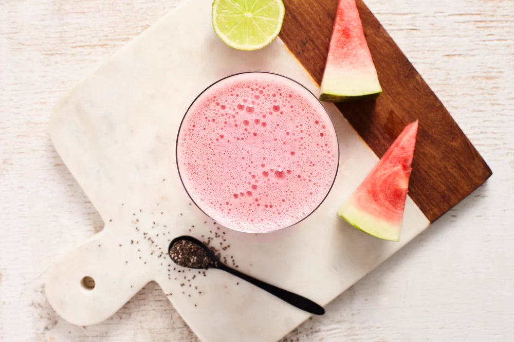 Watermelon & Strawberry Smoothie - Good Protein