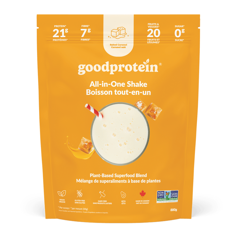 Salted Caramel - All-in-One Shake - Good Protein Canada