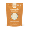 Good Protein Salted Caramel All-in-One Shake pouch that highlights 21g protein, 7g fibre and 25+ nutrients