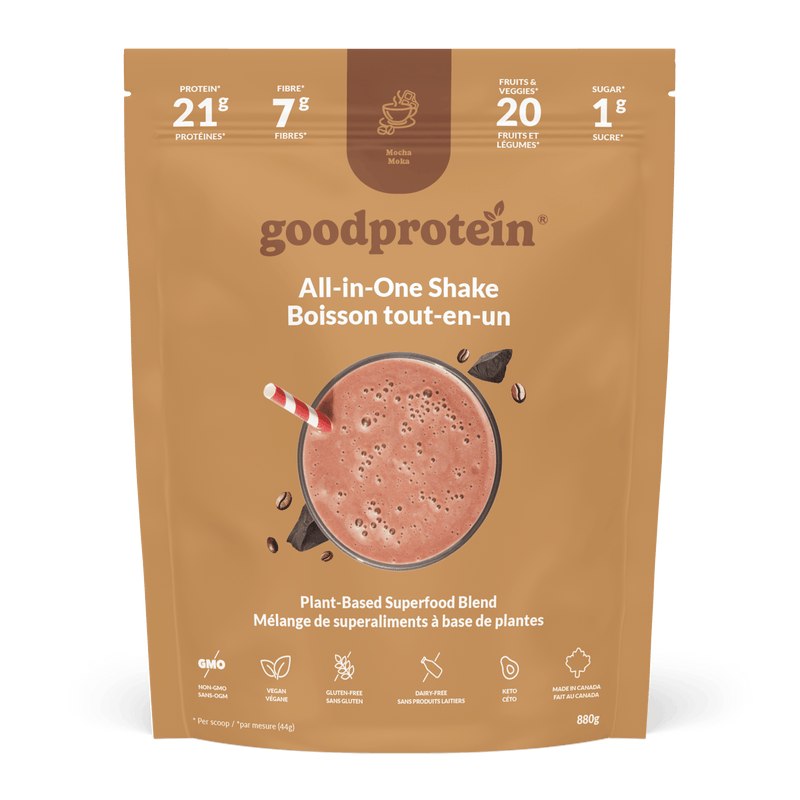 Mocha - All-in-One Shake - Good Protein Canada