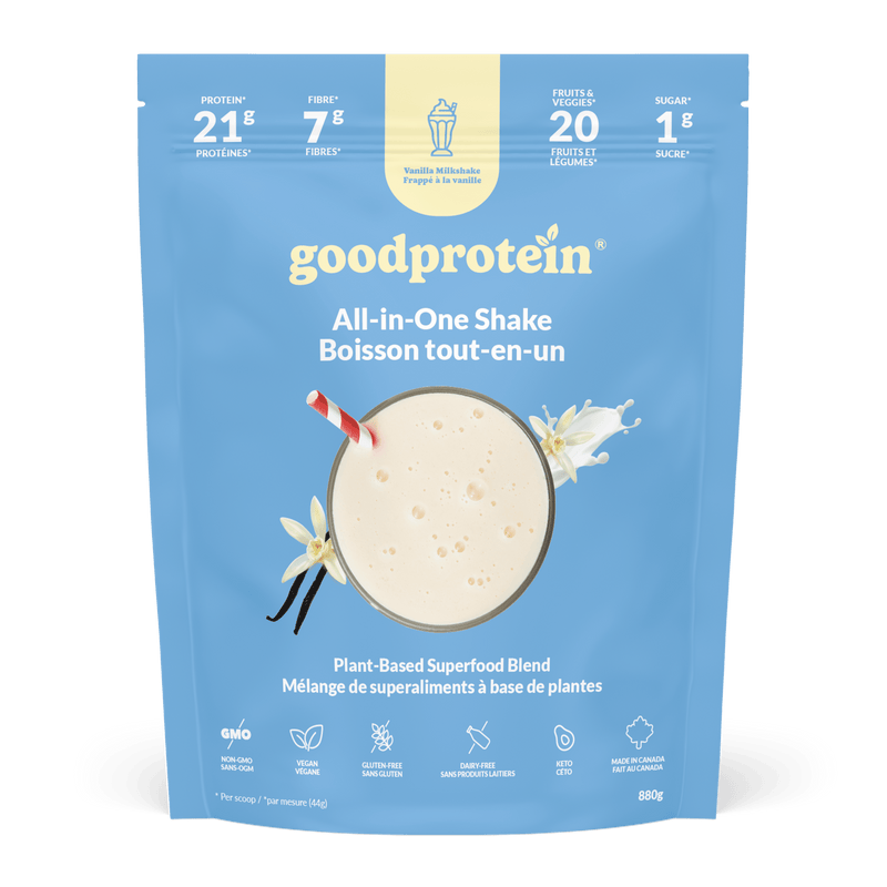 Vanilla Milkshake - All-in-One Shake - Good Protein Canada