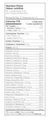 nutritional facts