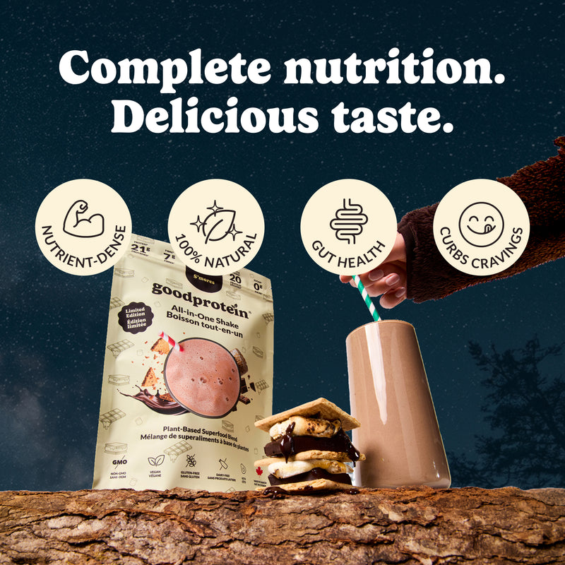 S'mores - All - in - One Shake - Good Protein Canada