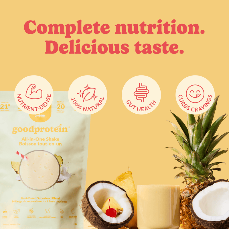 Piña Colada - All - in - One Shake - Good Protein Canada