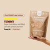 Good Protein Chocolate Fudge All-in-One Shake bag with customer 5-star review.