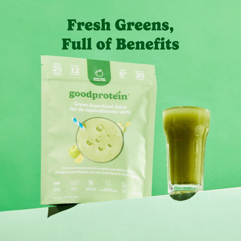 Green Apple - Green Superfood Juice - Good Protein
