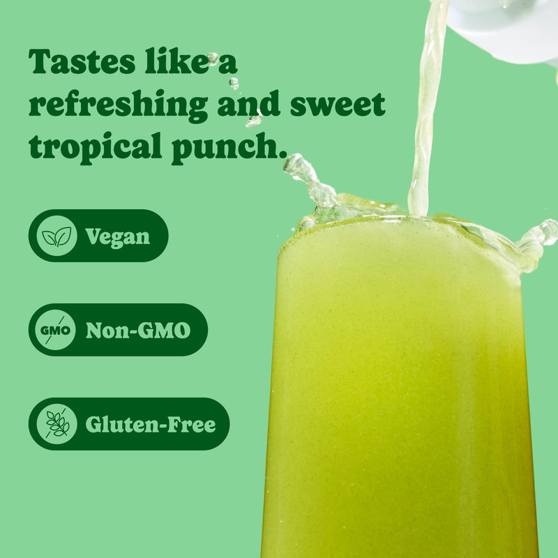 Tropical Fruit - Green Superfood Juice - Good Protein