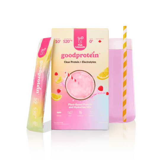 Limonade rose - Protéines claires + Électrolytes