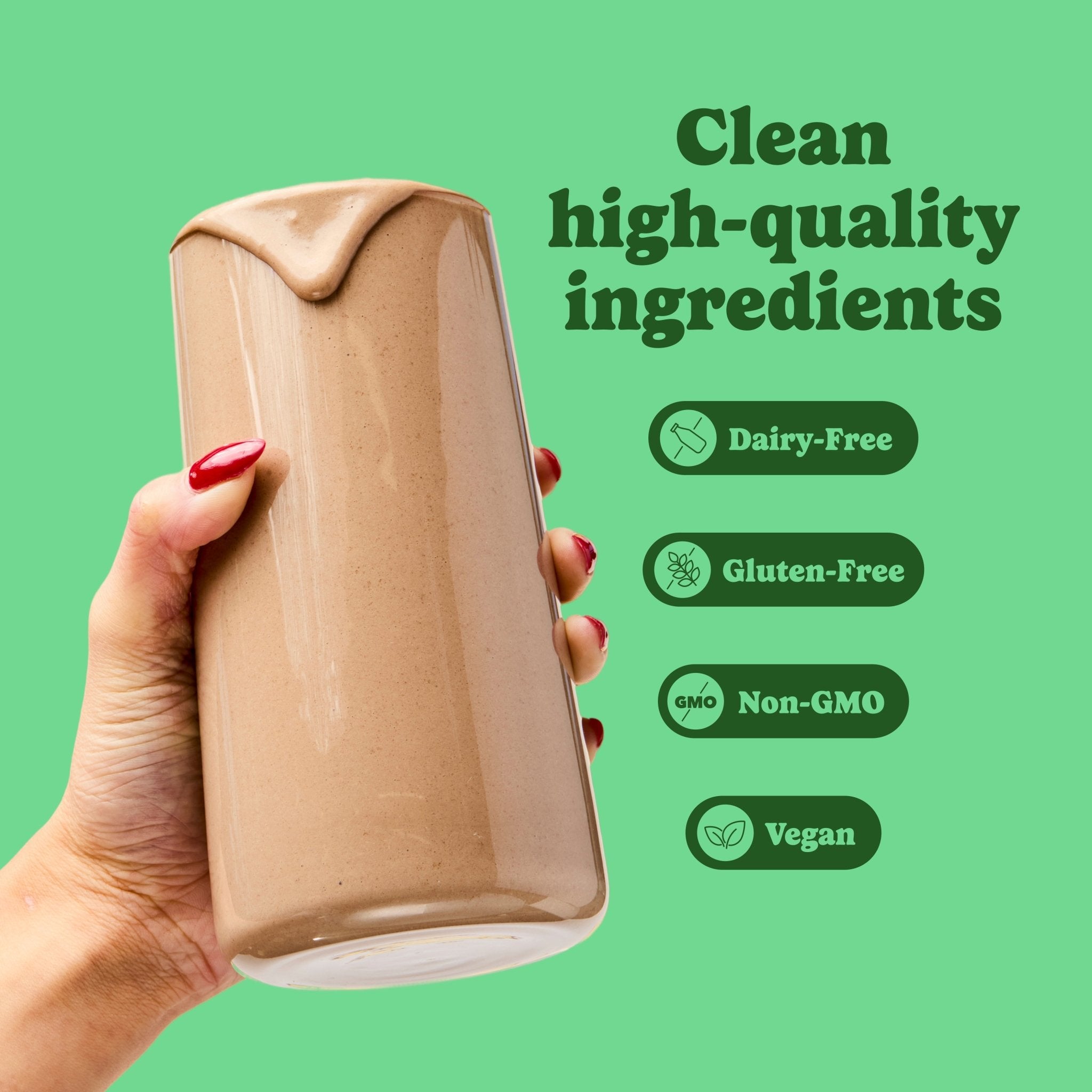 めんま　Aqua Berryとgoodcompany V1 Mint Chocolate Chip All-in-One Shake | Good Protein