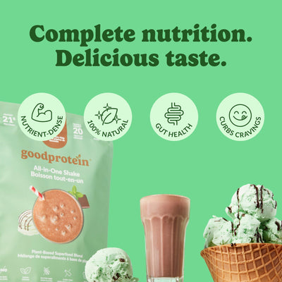 Mint Chocolate Chip - All - in - One Shake - Good Protein
