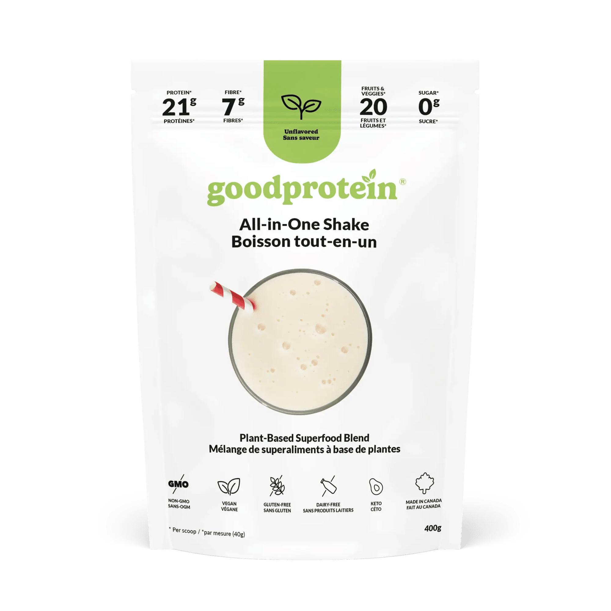 Unflavoured - All - in - One Shake - Good Protein