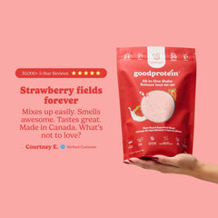 Strawberries & Cream - All-in-One Shake - Good Protein Canada