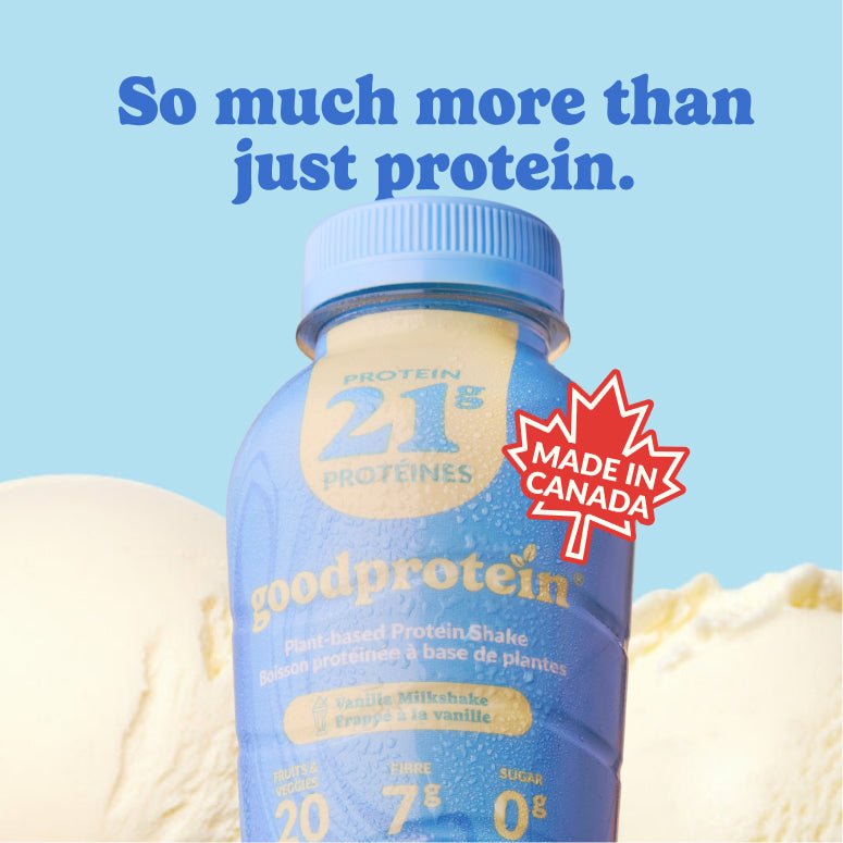 Vanilla Milkshake - Plant-Based Protein Shake - Good Protein Canada