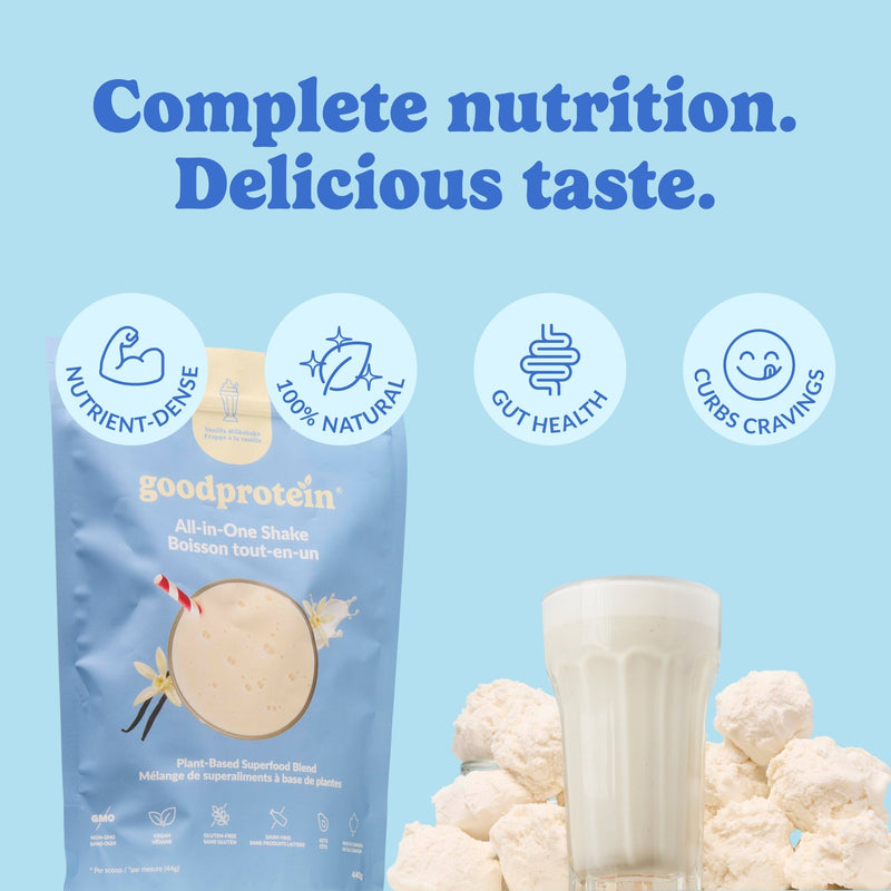 Vanilla Milkshake - All - in - One Shake - Good Protein