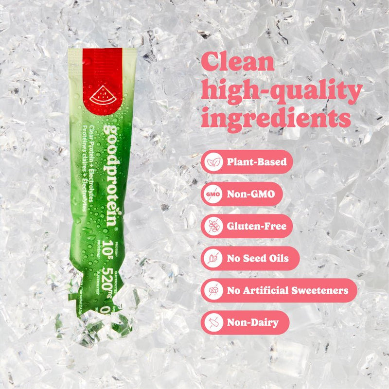 Watermelon Candy - Clear Protein + Electrolytes - Good Protein Canada