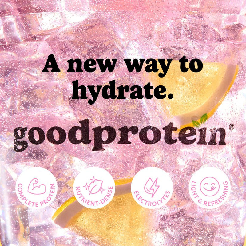 Pink Lemonade - Clear Protein + Electrolytes - Good Protein Canada