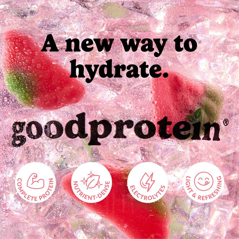 Watermelon Candy - Clear Protein + Electrolytes - Good Protein Canada